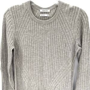 Babaton Aritzia ribbed wool linen blend women’s knit sweater. Designer